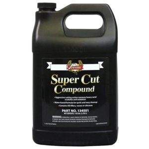 Super Cut Compound for Removing P800 Grit, Heavy Sand Scratches and Oxidation - 1 Gallon