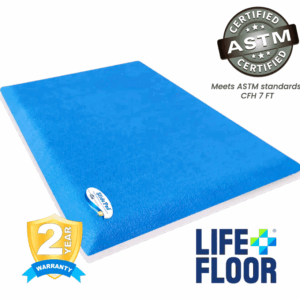 4ft x 6ft x 2 in SlidePad® Standard Life Floor Color, Bluebird